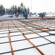 Instalace a použití topných kabelů je možné až do teplot -10°C