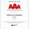 Prestigious AAA Award for  Fenix Slovensko, s.r.o. 