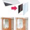 Reliable protection against mirror misting, e.g. in bathrooms (ECOFILM MHF with a self adhesive layer for easy installation)