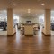 The showroom with new Land Rover and Jaguar cars